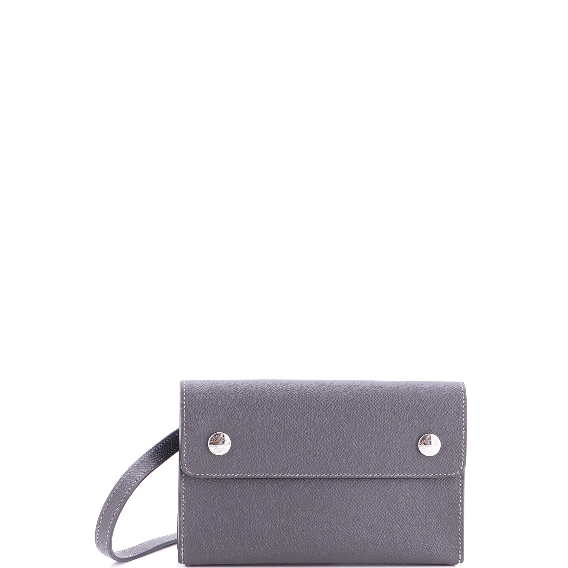 Hermesnap Wallet Bag Epsom, Main, color, Ardoise