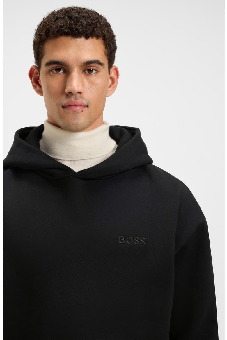 Stevens Cotton Fleece Pullover Hoodie, Alternate, color, BLACK