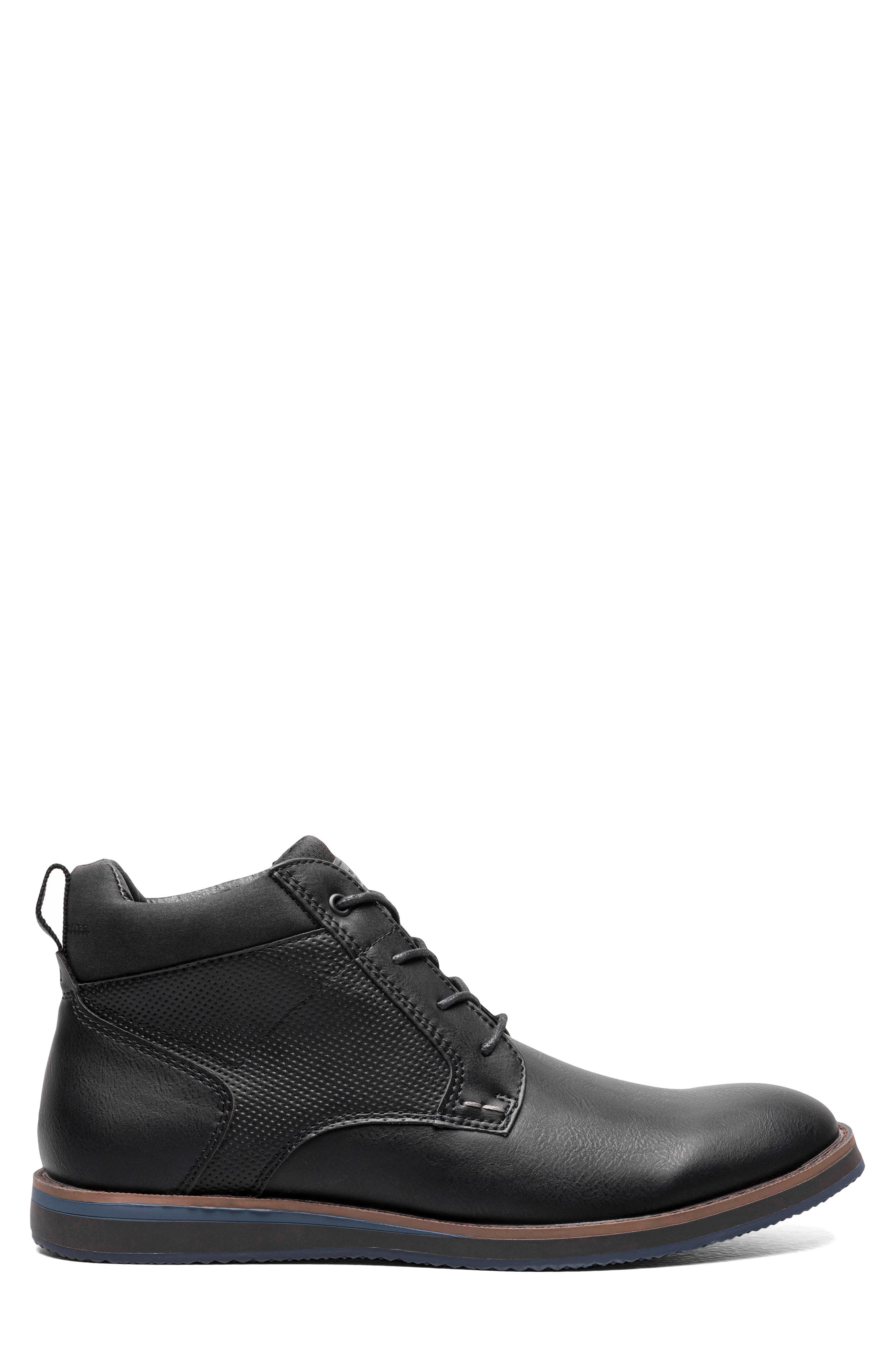 NUNN BUSH Circuit Plain Toe Chukka Boot - Wide Width Available, Alternate, color, Black