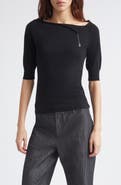 Paloma Wool Cain Crystal Tassel Cotton Sweater