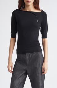 Paloma Wool Cain Crystal Tassel Cotton Sweater