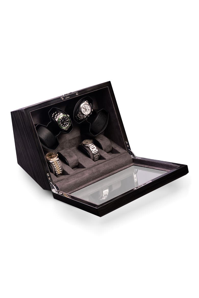 Louis Ash 4-Watch Winder & Case, Alternate, color, MULTI COLOR