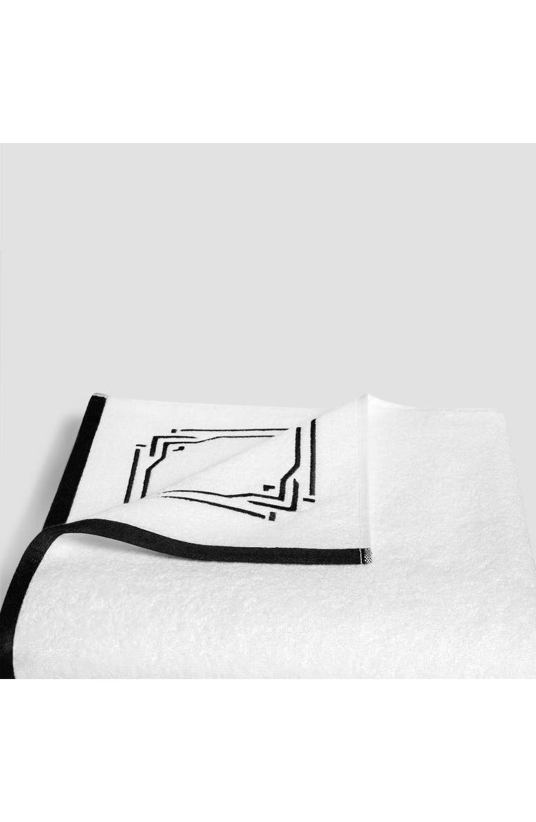 Togas Jasper Towel, Alternate, color, Black
