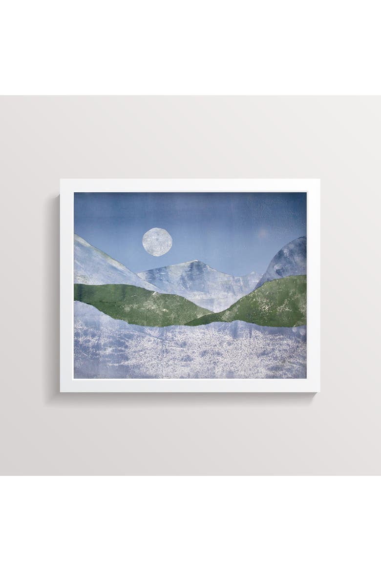 Cold Spring Evening Small Framed Print, Main, color, Blue