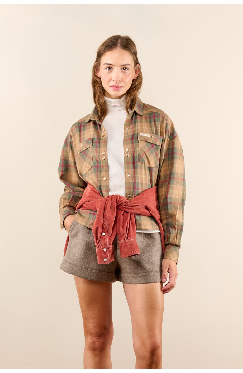 Amundsen Wild Country Shirt, Alternate, color, Hunter Brown Checks