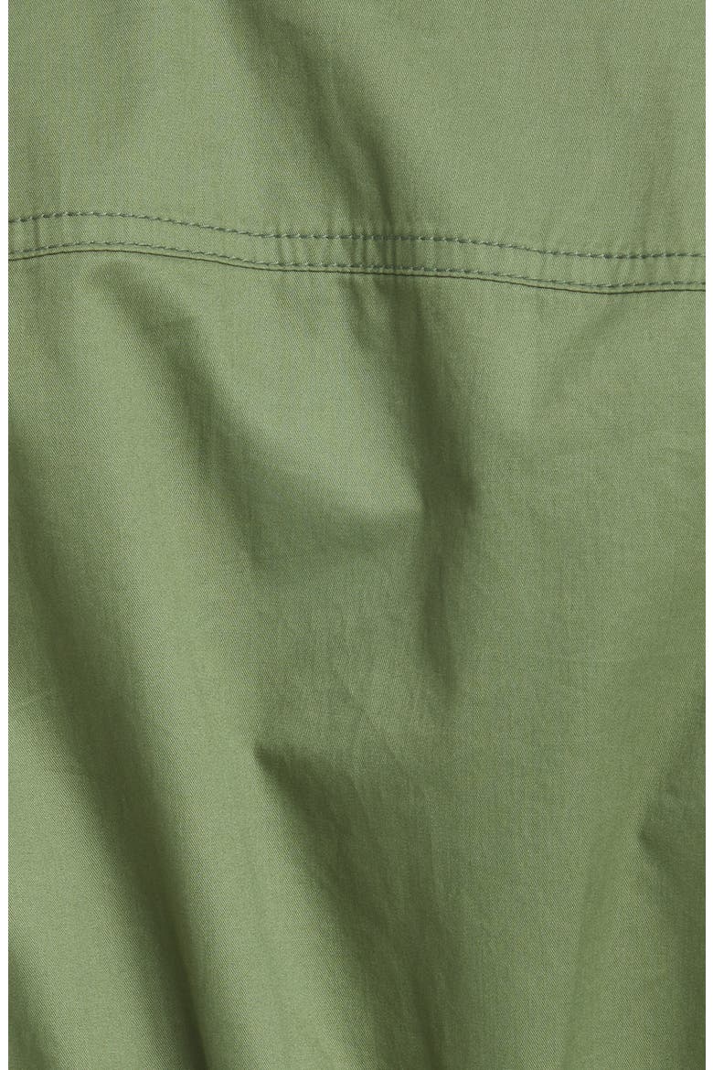 Featherweight Cotton Twill Romper, Alternate, color, OLIVE