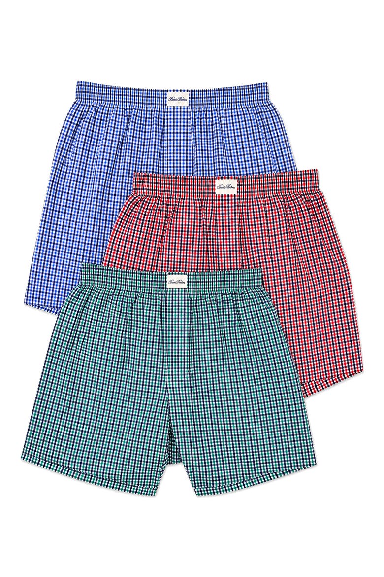 3-Pack Cotton Boxers, Main, color, LIGHT BLUE
