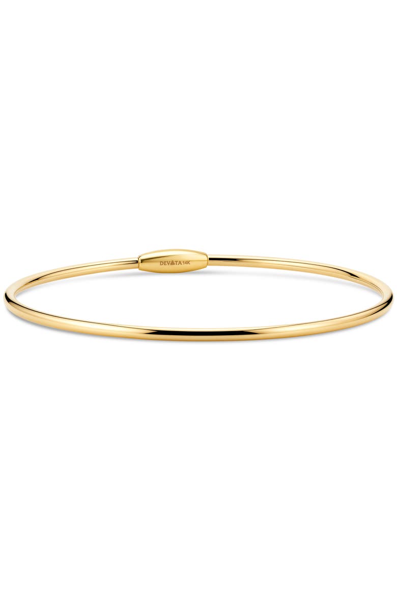 2mm Bangle Bracelet in 14K Gold, Alternate, color, Gold