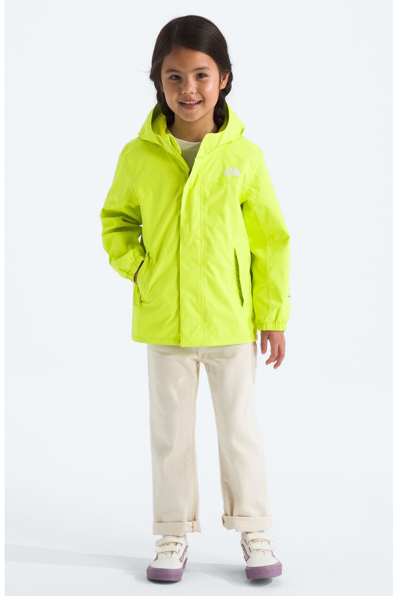 Kids' Antora Waterproof Recycled Polyester Rain Jacket, Alternate, color, FIZZ LIME