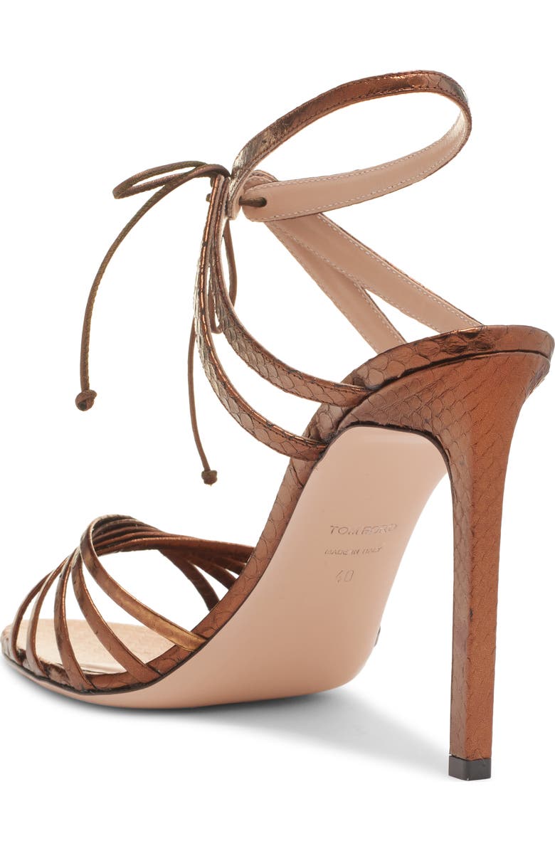 TOM FORD Angelica Ankle Tie Sandal, Alternate, color,