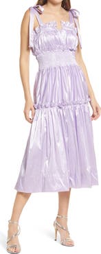 Amy Lynn Smocked Tie Strap Dress