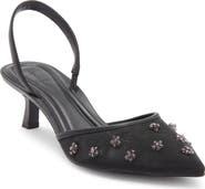 Open Edit Cammie Kitten Heel Slingback Pump