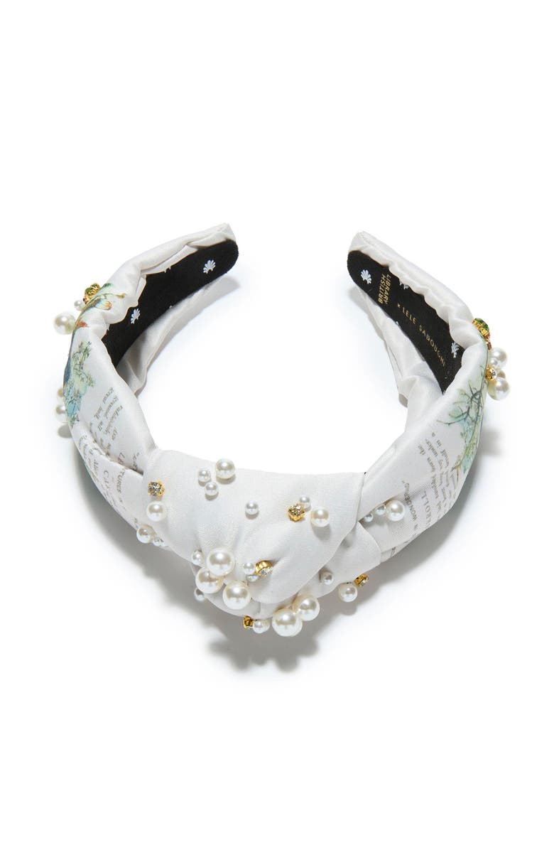 Lele Sadoughi The Nursery Alice Knotted Headband, Alternate, color, Ivory
