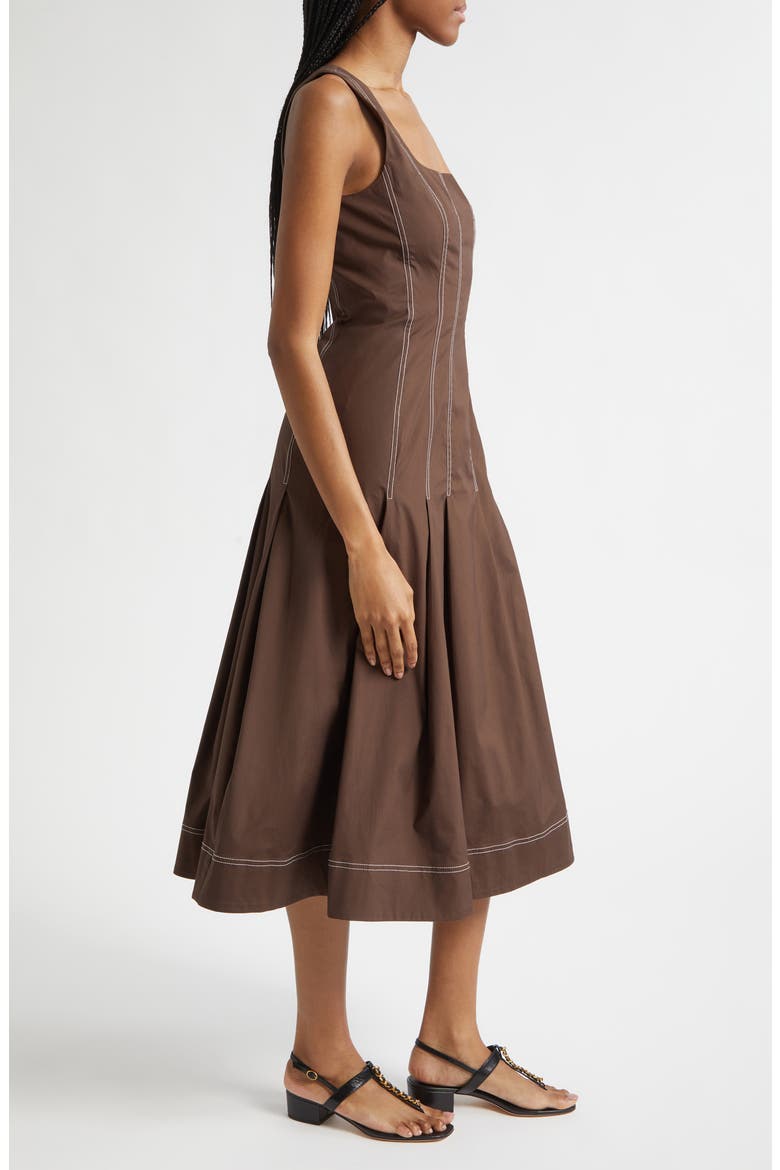 Jolie Dress, Alternate, color, DARK MOCHA