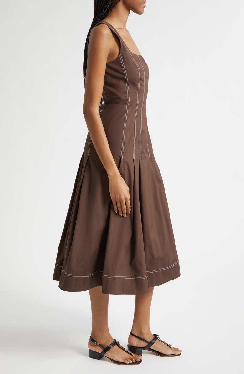 Veronica Beard Jolie Dress, Alternate, color, Dark Mocha