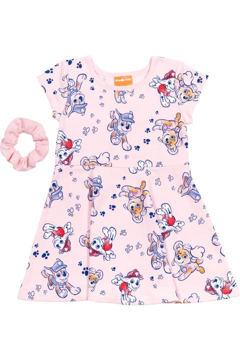 Skater Dress and Scrunchie Set