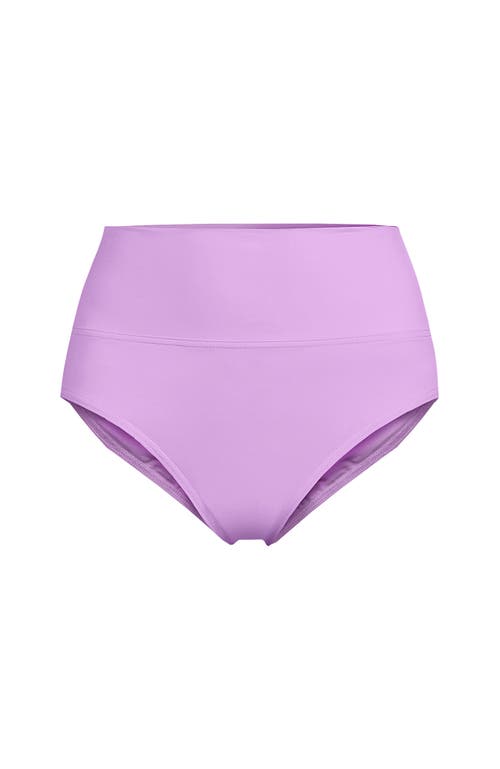 LANDS' END LANDS' END CHLORINE RESISTANT PINCHLESS HIGH WAISTED BIKINI BOTTOMS