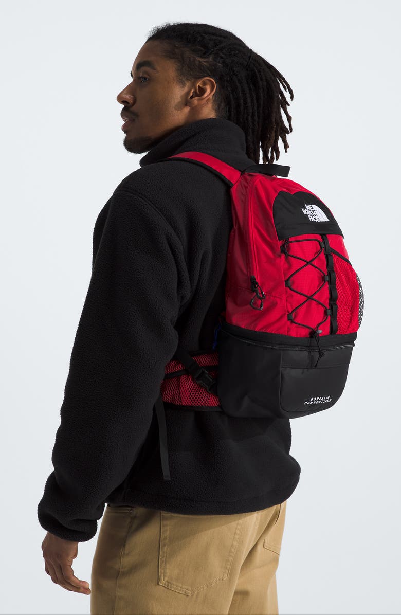 The North Face Borealis Convertible Backpack, Alternate, color, Tnf Red/ Tnf Black