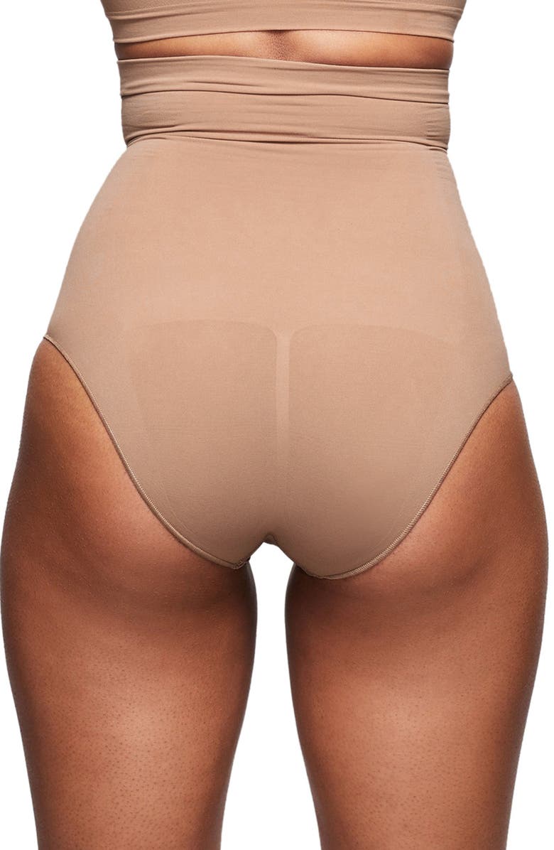 SKIMS Seamless Sculpt High Waist Briefs, Alternate, color, Sienna