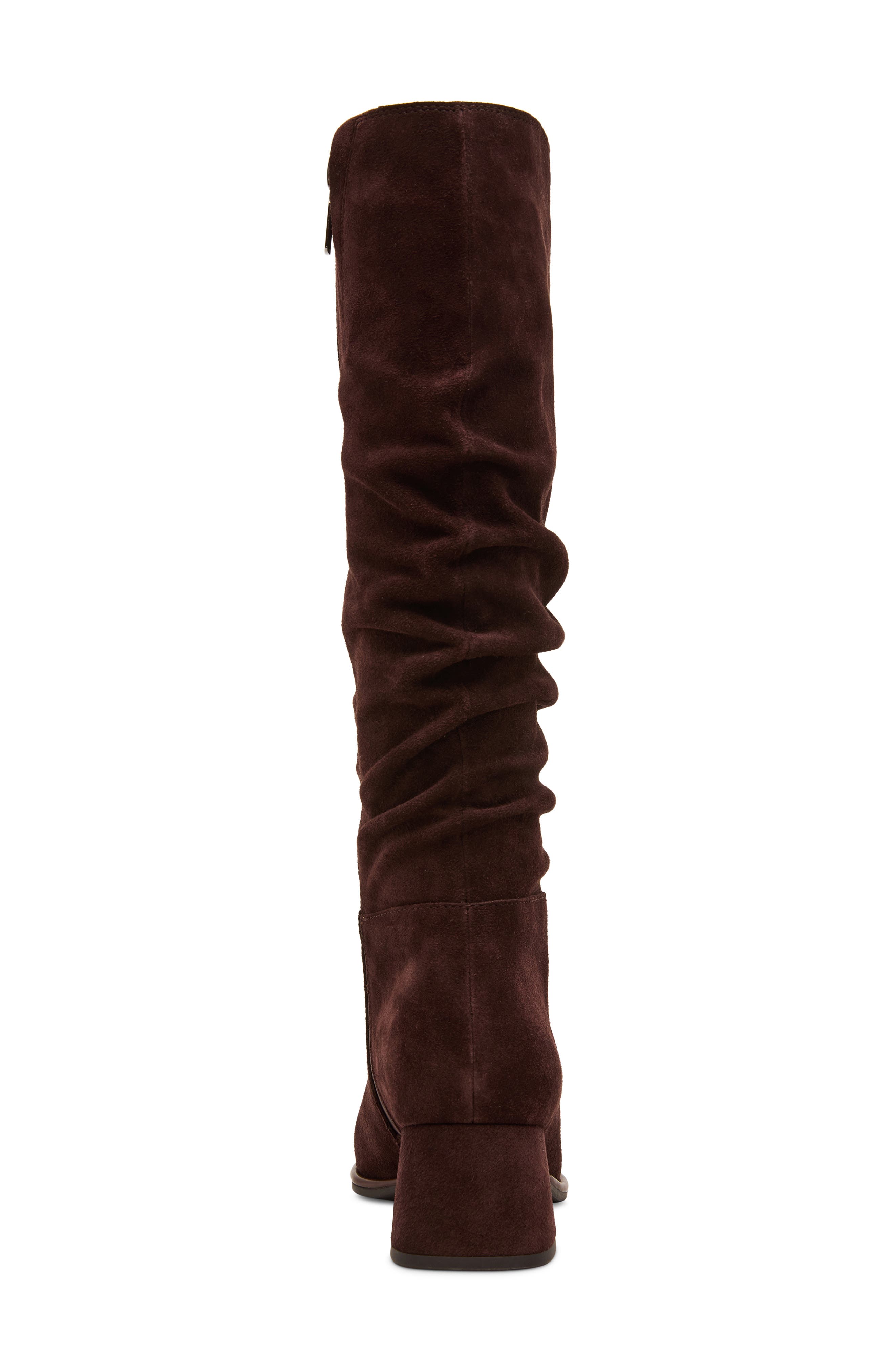 Misha Waterproof Suede Boot, Alternate, color, MAHOGANY SUEDE