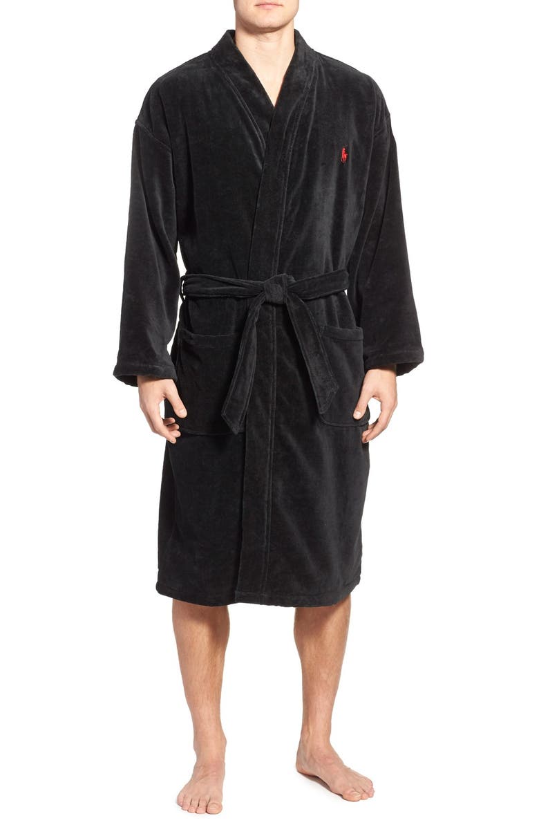 Polo Ralph Lauren Cotton Fleece Robe, Main, color,
