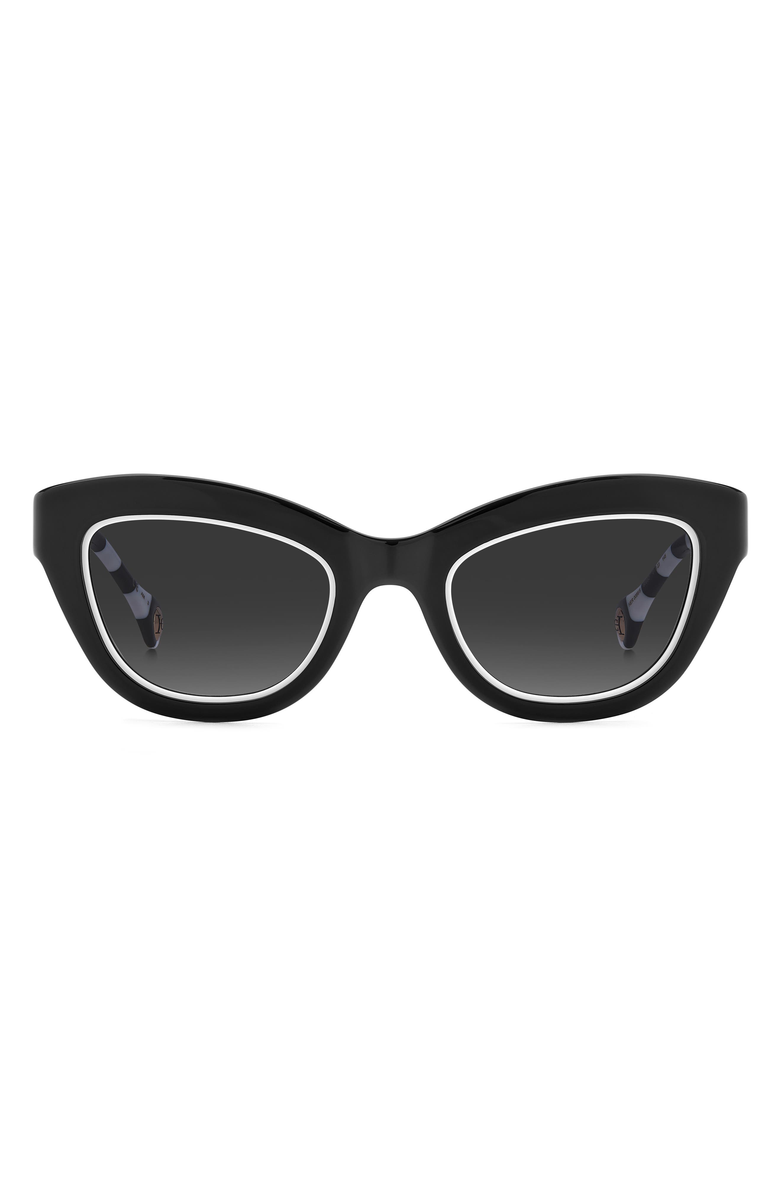 Carolina Herrera 51mm Gradient Cat Eye Sunglasses