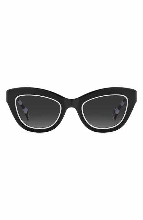 Carolina Herrera 51mm Gradient Cat Eye Sunglasses