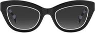 Carolina Herrera 51mm Gradient Cat Eye Sunglasses