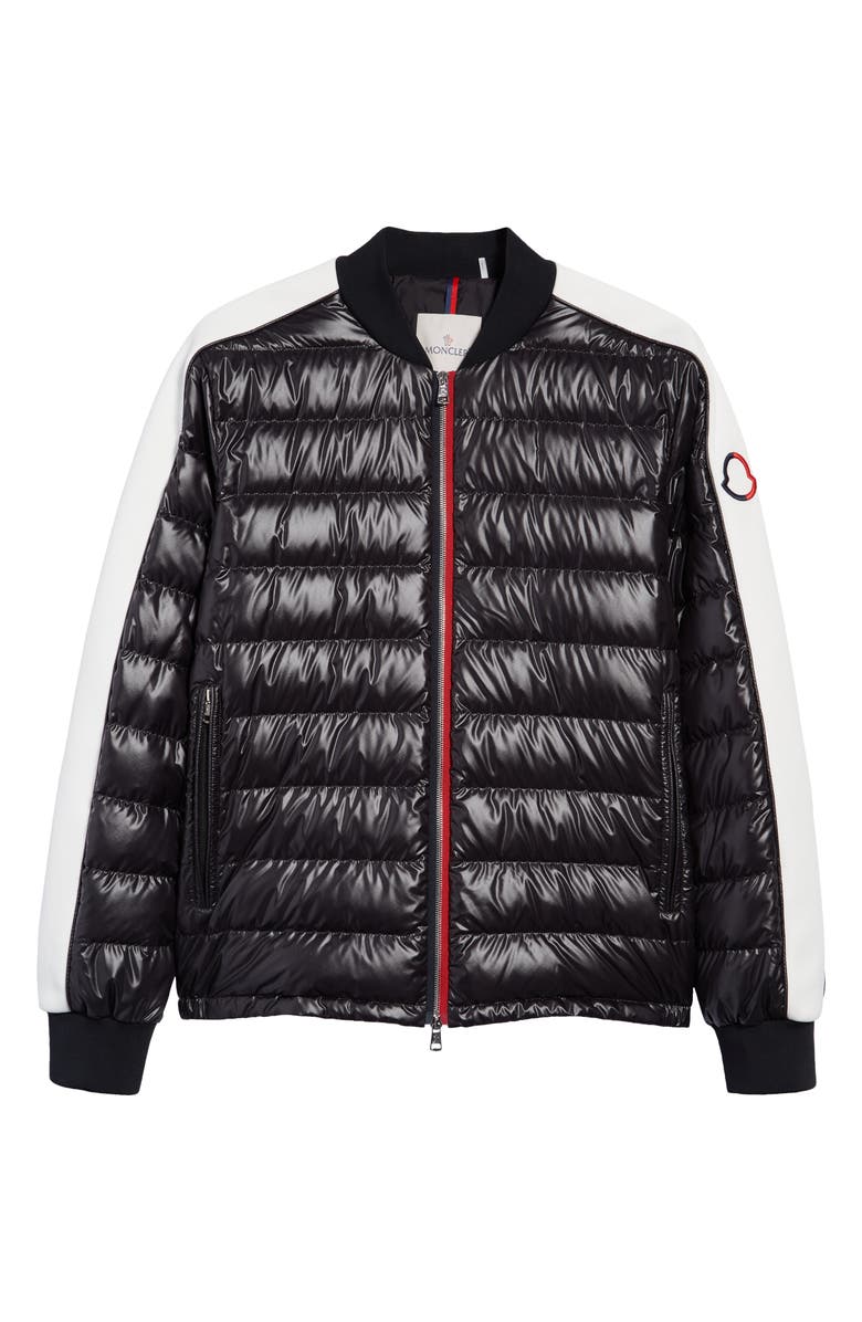 Moncler Arroux Down Bomber Jacket, Alternate, color, 