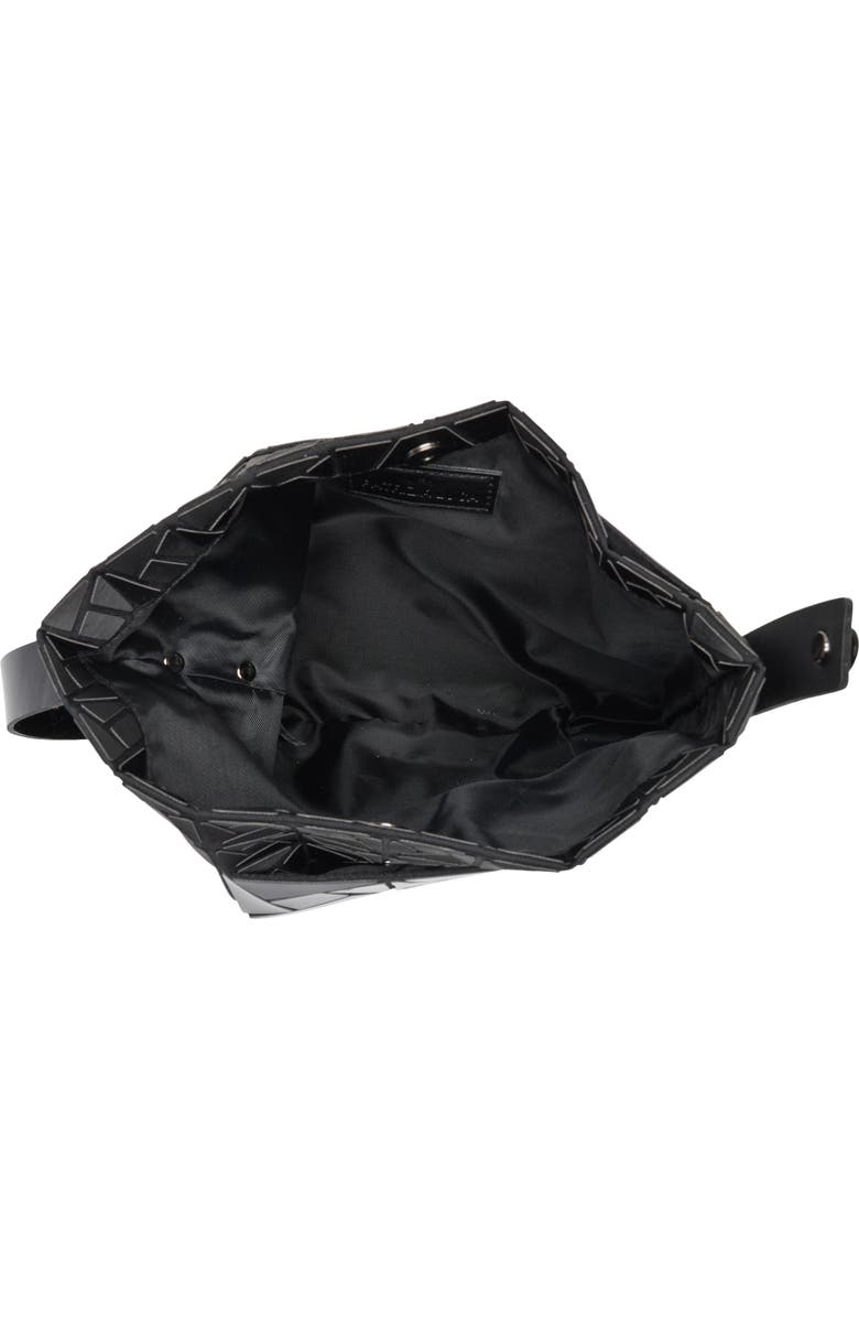 PATRIZIA LUCA Double Layer Box Pattern Shoulder Bag, Alternate, color, Black/ Black