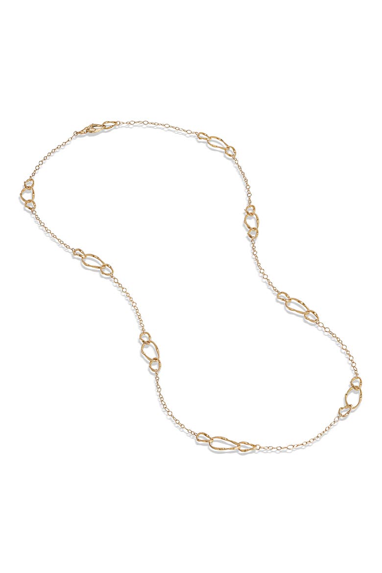 Marrakech Onde 18K Yellow Gold Link Necklace, Alternate, color, YELLOW GOLD