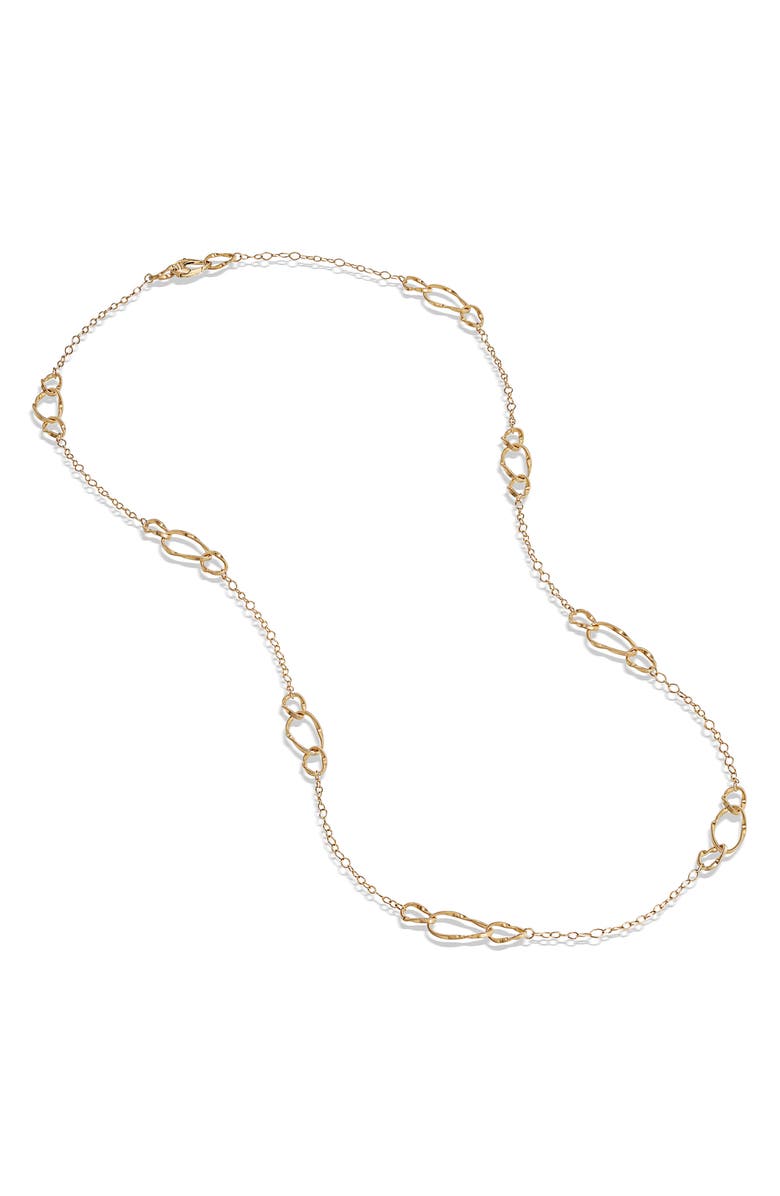 Marco Bicego Marrakech Onde 18K Yellow Gold Link Necklace, Alternate, color, 