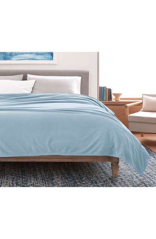 Vellux Microfleece Throw Blanket In Blue