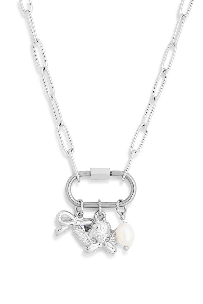Cutesy Charm Necklace (Nordstrom Exclusive), Main, color, SILVER - Nordstrom Exclusive