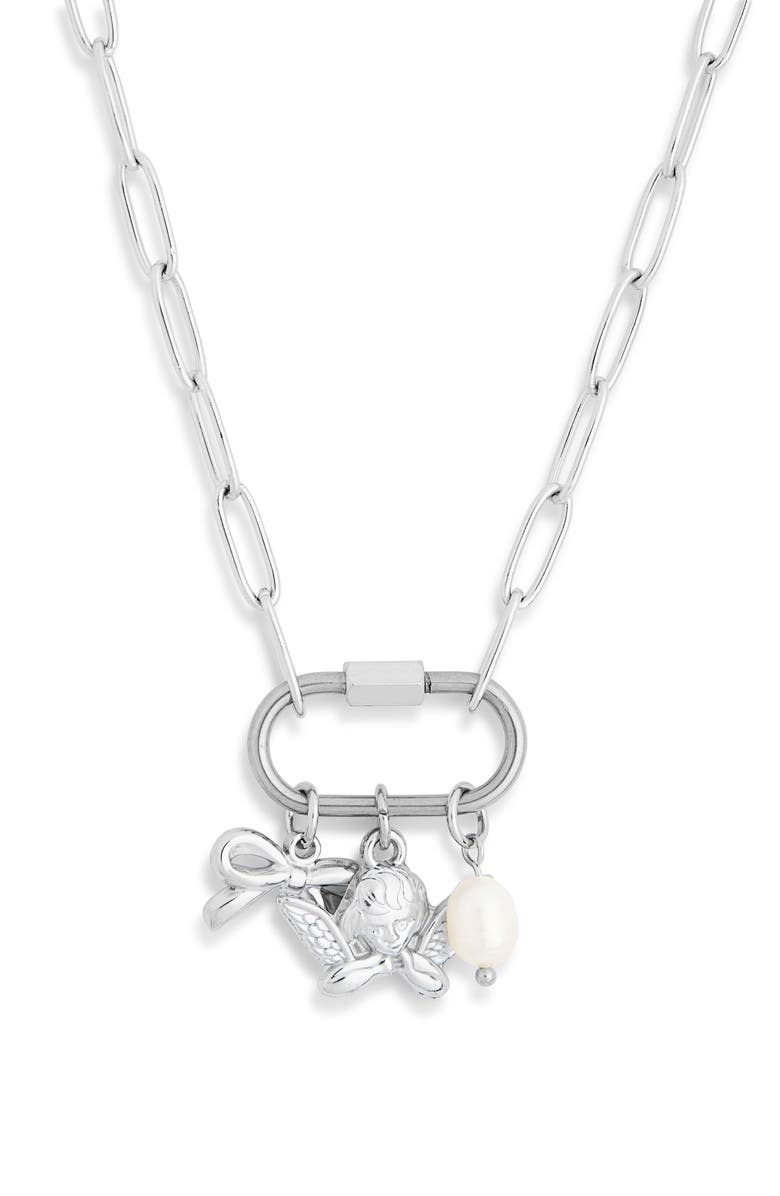 Petit Moments Cutesy Charm Necklace, Main, color, Silver - Nordstrom Exclusive