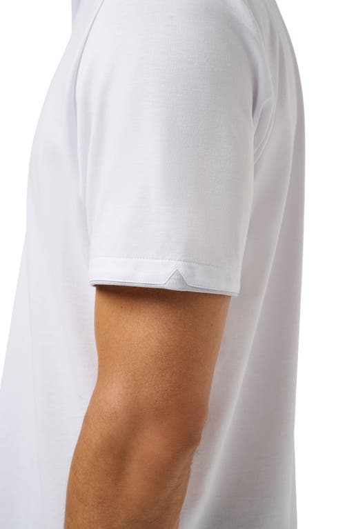Travismathew Late At Night Stretch Knit Polo In White