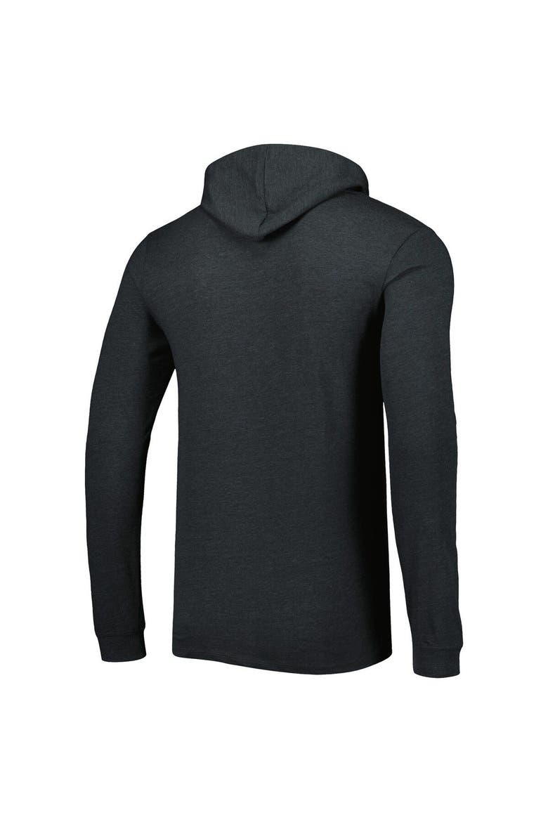 Men's Concepts Sport Black/Charcoal Appalachian State Mountaineers Meter Pullover Hoodie & Pant Sleep Set, Alternate, color, Black