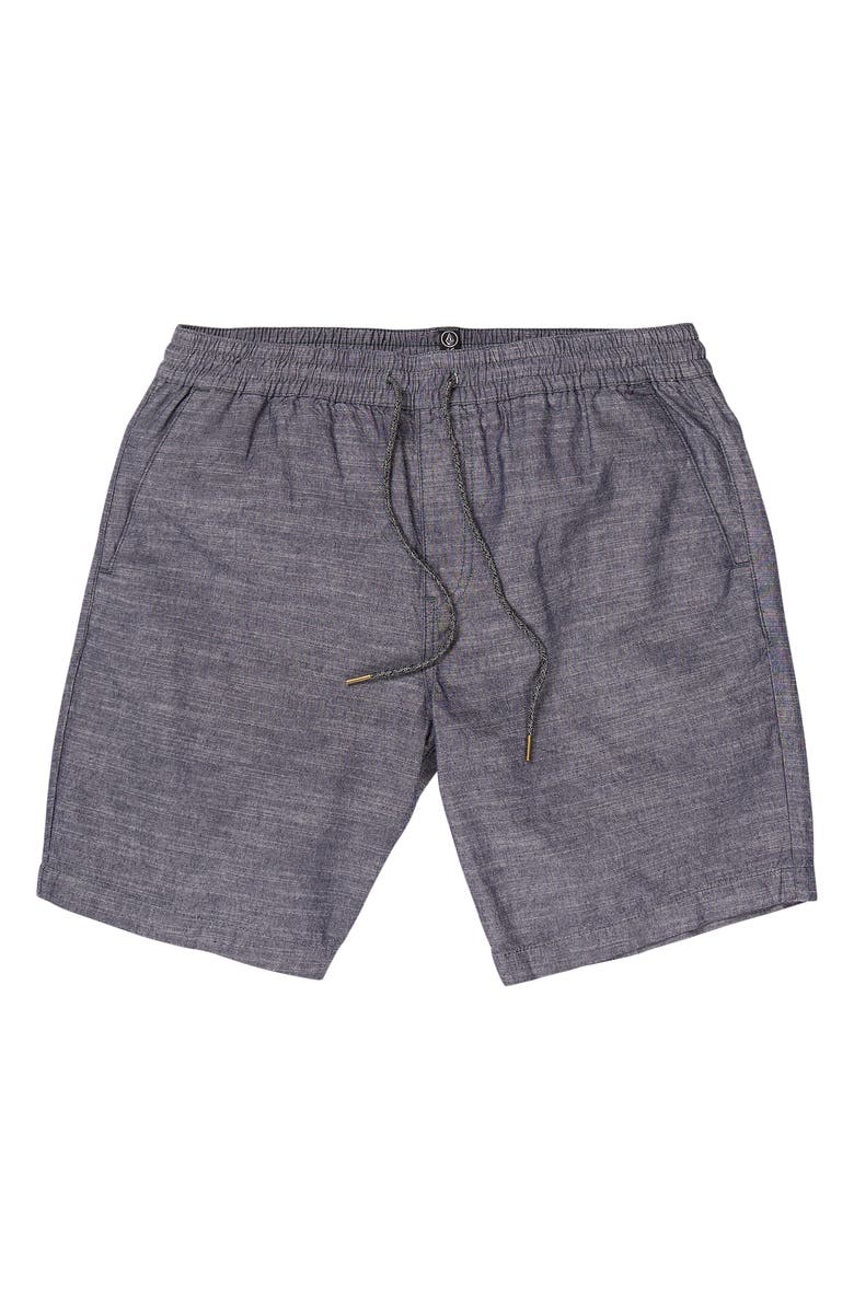 Volcom Frickin' Mix Stretch Cotton Shorts, Main, color, Blue