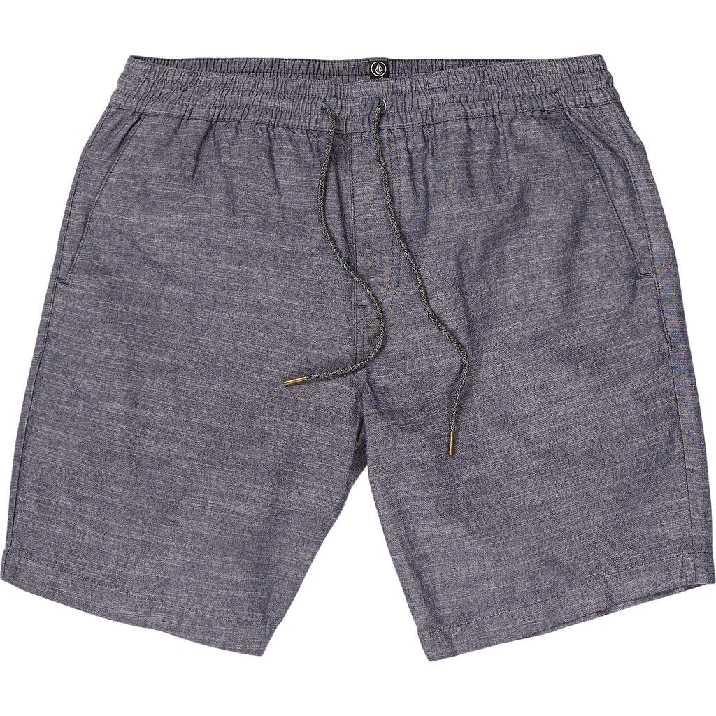 Volcom Frickin' Mix Stretch Cotton Shorts in Blue  product