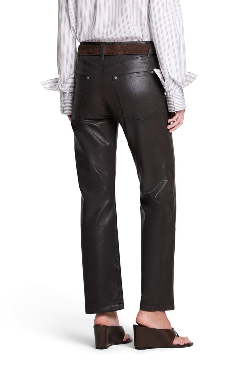 Kent St Straight Leg Ankle Pants, Alternate, color, CHOCOLATE