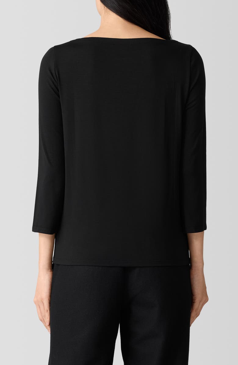 Eileen Fisher Jersey Boat Neck Top, Alternate, color, 