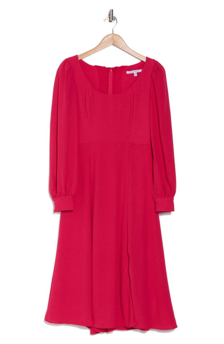 Julia Jordan Long Sleeve Scoop Neck Dress, Alternate, color,
