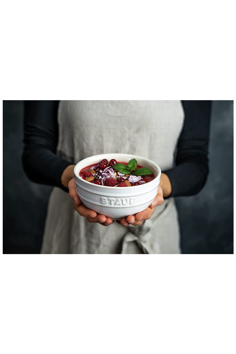 Large Ceramic Bowl, Alternate, color, WHITE