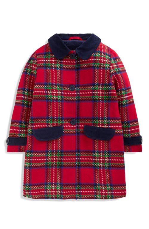 Mini Boden Kids' Wool Blend Coat In Multi