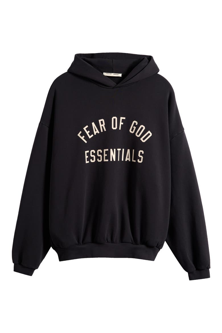 '90s Fit Cotton Logo Hoodie, Alternate, color, VINTAGE BLACK