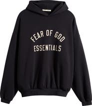 Fear of God Essentials '90s Fit Cotton Logo Hoodie