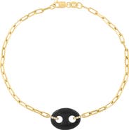 EFFY Diamond & Sterling Silver Link Bracelet