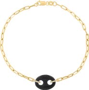 EFFY Diamond & Sterling Silver Link Bracelet