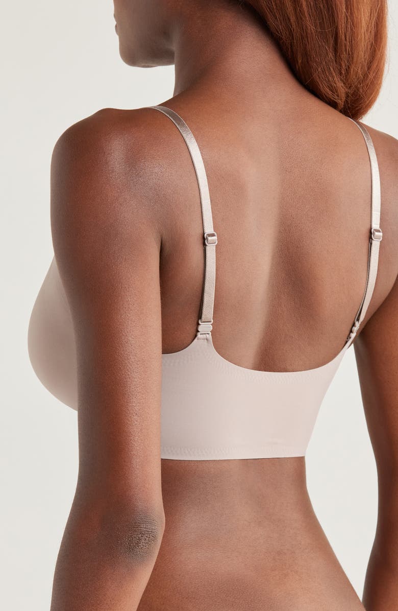 True & Co True Body Boost Convertible Bralette, Alternate, color, Mink