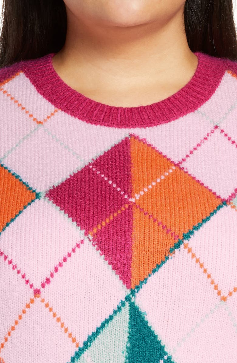 Halogen<sup>®</sup> x Atlantic-Pacific Argyle Sweater, Alternate, color, 